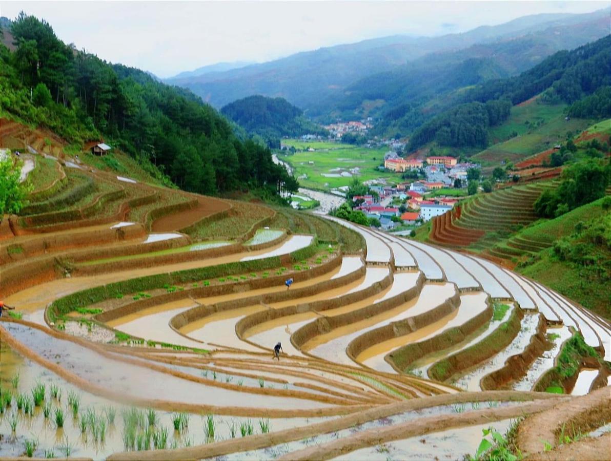 Dong Suoi H'Mong Homestay & Bungalow - Trek & Vegetarian Food Mu Cang Chai Екстериор снимка