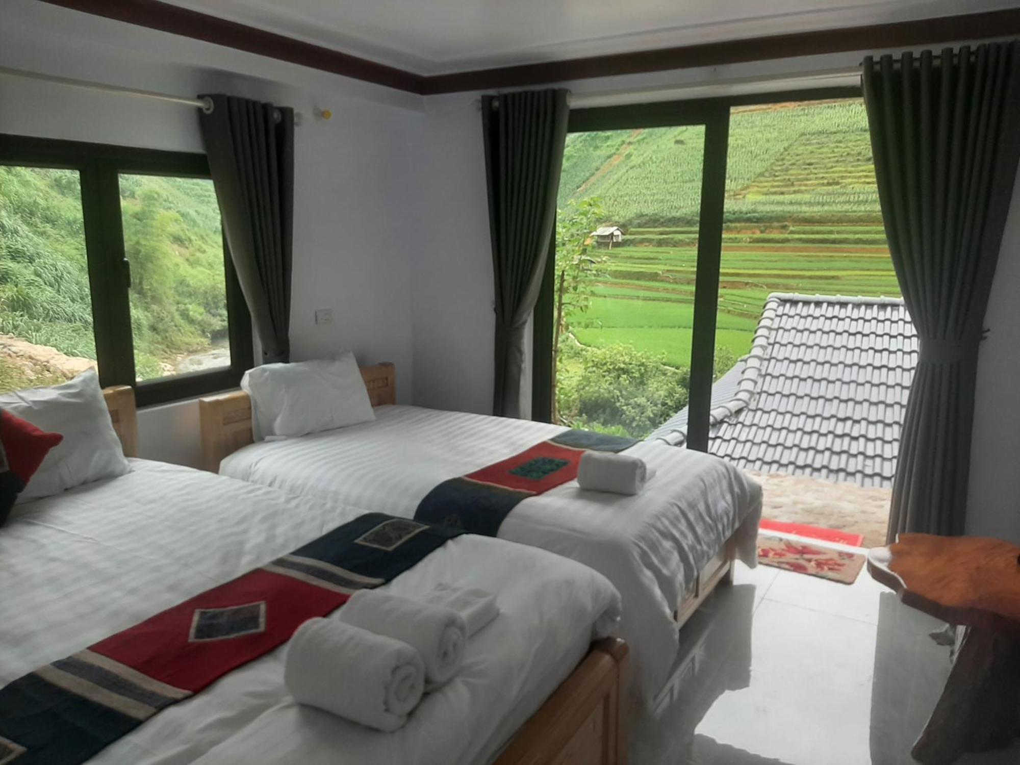 Dong Suoi H'Mong Homestay & Bungalow - Trek & Vegetarian Food Mu Cang Chai Стая снимка